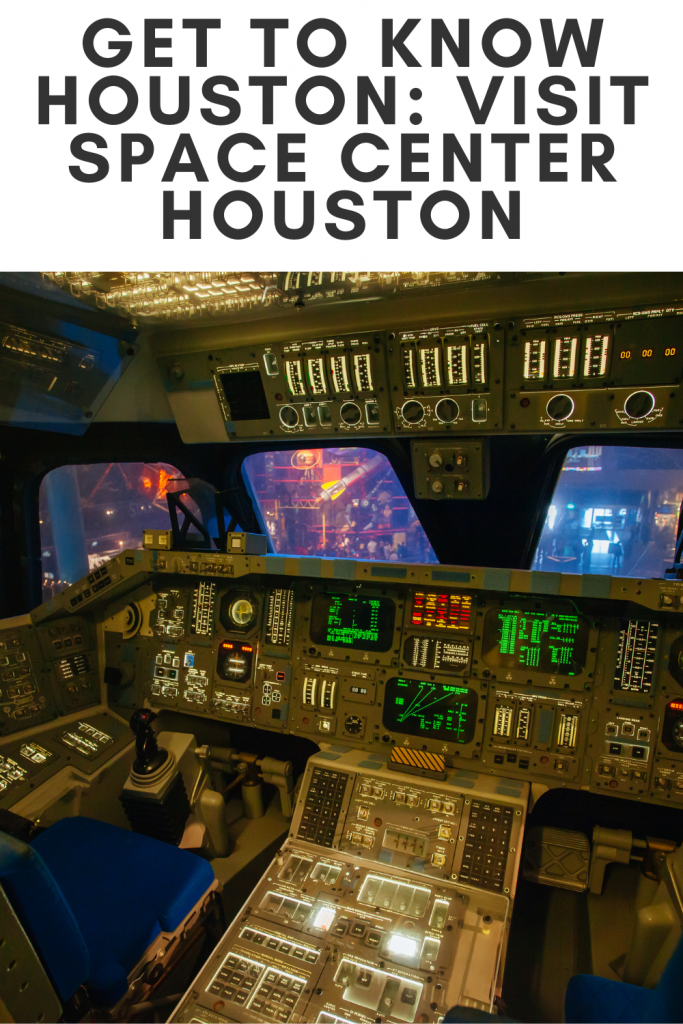 Space Shuttle cockpit on display at Space Center Houston